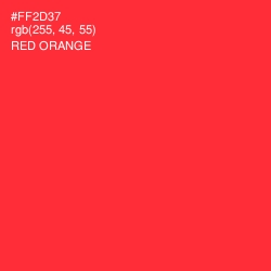 #FF2D37 - Red Orange Color Image